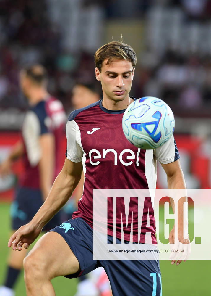 IPA87550620 - Gaetano Oristano of Torino FC during the 2026 27 Coppa Italia match between Torino FC and Carrarese Calcio at the Olimpico Grande Torino Stadium on August 15, 2026, in Turin, Italy - Photo by Giuliano Marchisciano