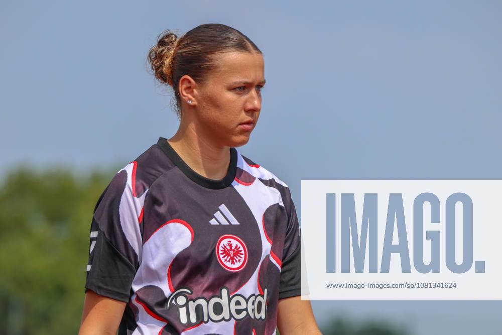 Herzogenaurach, Germany, August 16, 2026: Friendly match between Olympique Lyon Women and Eintracht Frankfurt Women. Pictured: Larissa Mühlhaus (Muehlhaus) of SGE