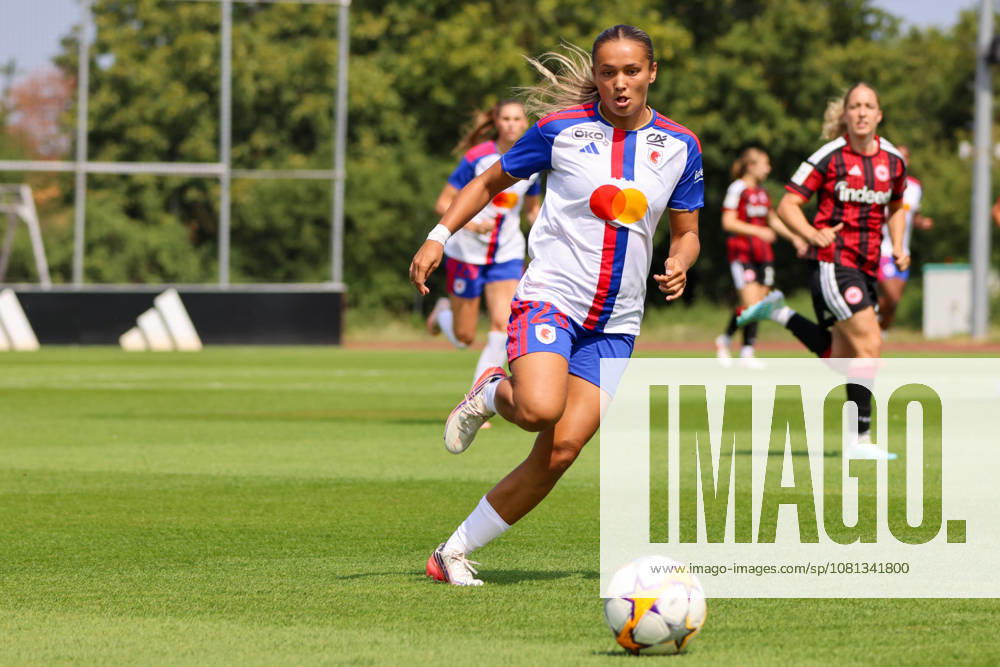 Herzogenaurach, Germany, August 16, 2026: Friendly match between Olympique Lyon Women and Eintracht Frankfurt Women. Pictured: Romane Rafalski, Lyon