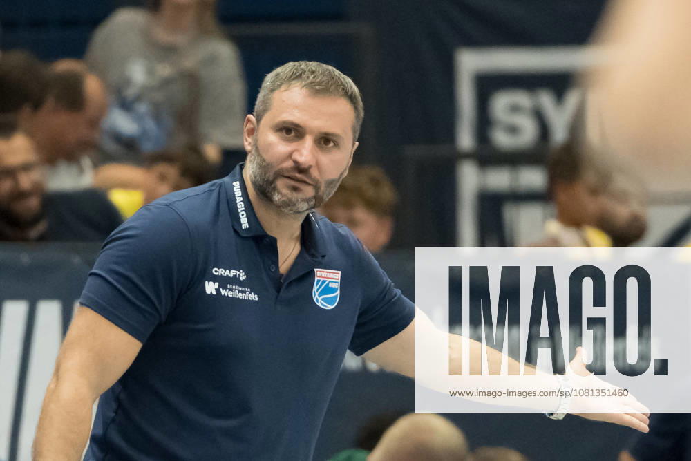 Vladimir Jovanovic MBC, Head Coach, Syntainics MBC vs. Basketball Löwen Braunschweig, Exhibition Game, Preseason, Basketball, Bundesliga, Men, 2026–27 Season, August 19, 2026, Weißenfels Stadthalle, Saxony-Anhalt, Germany