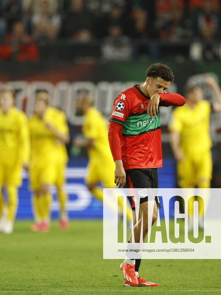 NIJMEGEN - Clement Bischoff of NEC Nijmegen during the Champions League play-offs between NEC and FK Bodo Glimt at De Goffert on August 18, 2026 in Nijmegen, the Netherlands. BART STOUTJESDIJK ANP ANPxSportx IVx 565834552 originalFilename: 565834552