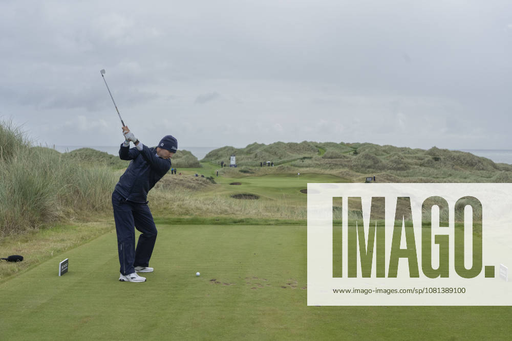 BALMEDIE, SCOTLAND - AUG 20: Yannik Paul (GER) plays from the thirteenth tee during Round 1 at the 2026 Nexo Championship at the Trump International Golf Links, Balmedie on August 20, 2026 in Aberdeenshire, Scotland The 2026 Nexo Championship