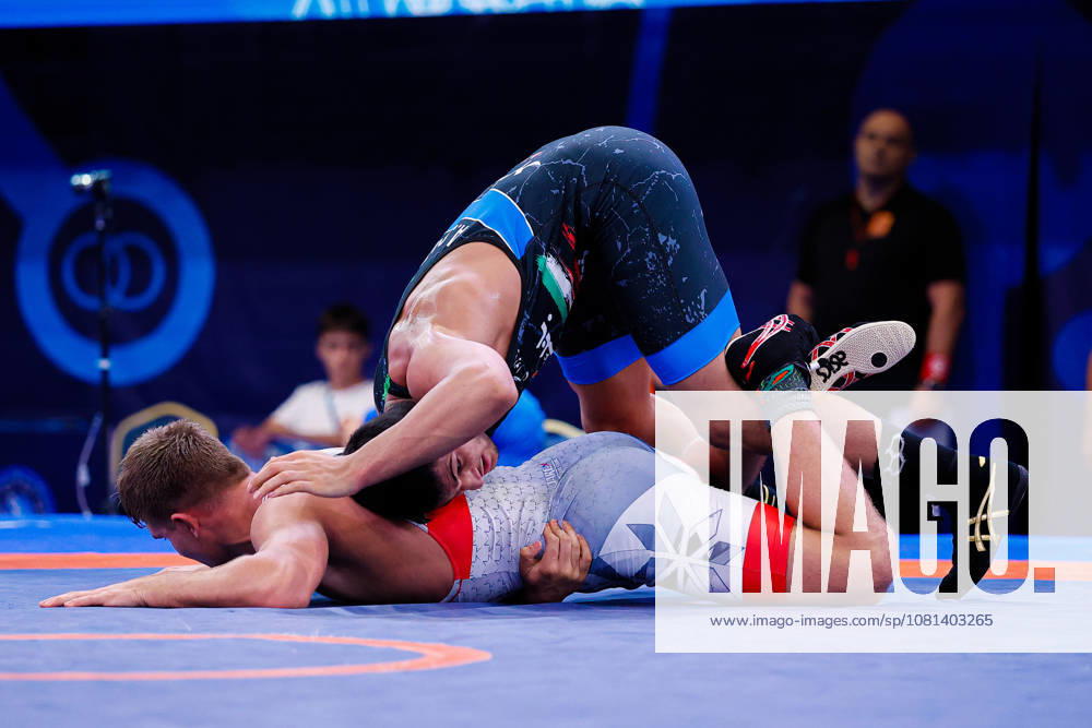 U20 World Championships, 86 kg Freestyle: Abolfazl Mehdi Shamsipour Hajivand (IRI) defeated Nikolai Tarassov (EST)