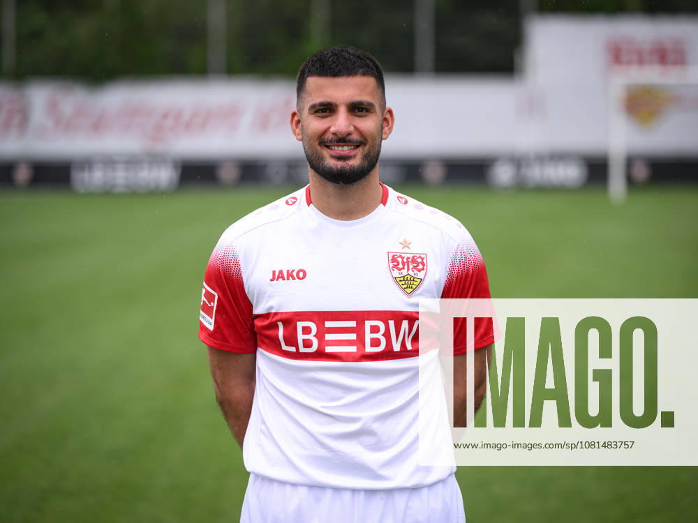 SOCCER: BUNDESLIGA 1, 2026–2027 SEASON, August 18, 2026: Photo shoot at VfB Stuttgart’s training facility with Deniz Undav