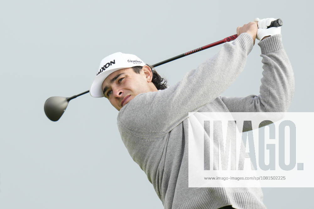 BALMEDIE, SCOTLAND - AUG 21: Maximilian Steinlechner (AUT) plays from the second tee during Round 2 at the 2026 Nexo Championship at the Trump International Golf Links, Balmedie on August 21, 2026 in Aberdeenshire, Scotland The 2026 Nexo Championship