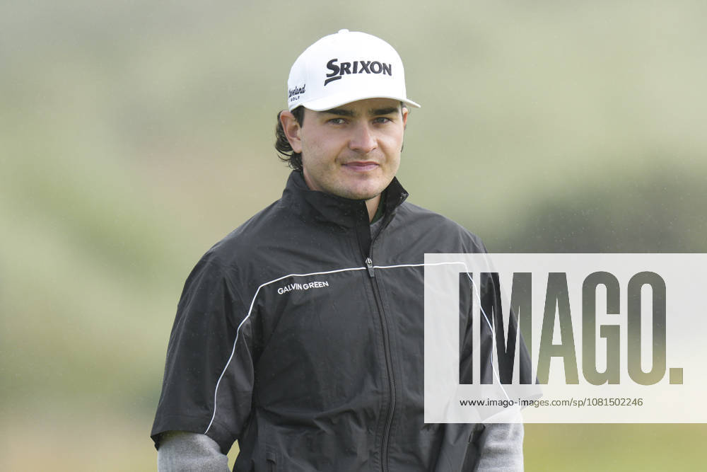 BALMEDIE, SCOTLAND - AUG 21: Maximilian Steinlechner (AUT) walks down the second fairway during Round 2 at the 2026 Nexo Championship at the Trump International Golf Links, Balmedie on August 21, 2026 in Aberdeenshire, Scotland The 2026 Nexo Championship