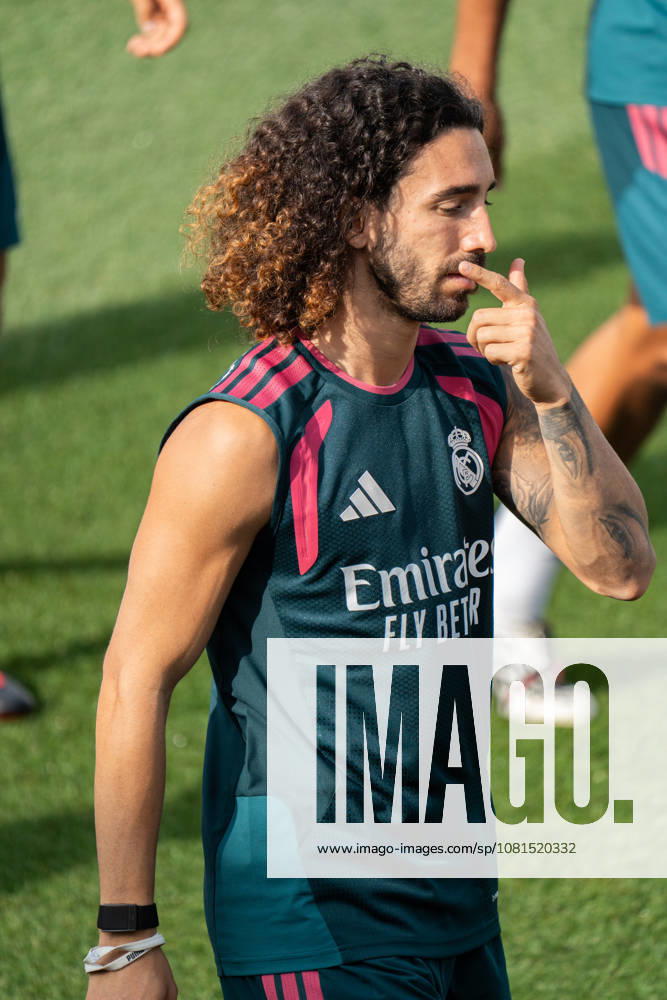 ESP Real Madrid Training Day: Marc Cucurella of Real Madrid during the team s training session ahead of the LaLiga EA Sports match against RC Espanyol de Barcelona at the Real Madrid Sports Complex in Valdebebas, Madrid, on August 21, 2026, Spain, Madrid, Spain