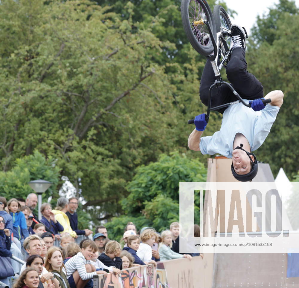 Men s Qualifying Round at the BMX Freestyle Park European Championships in Darmstadt s Bürgerpark, hosted by VC Darmstadt, August 21–23, 2026. Pictured here: Lars Kindermann (GER) during the competition in Darmstadt, Hesse, Germany