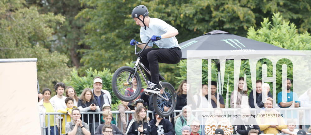 Men s Qualifying Round at the BMX Freestyle Park European Championships in Darmstadt s Bürgerpark, hosted by VC Darmstadt, August 21–23, 2026. Pictured here: Lars Kindermann (GER) during the competition in Darmstadt, Hesse, Germany