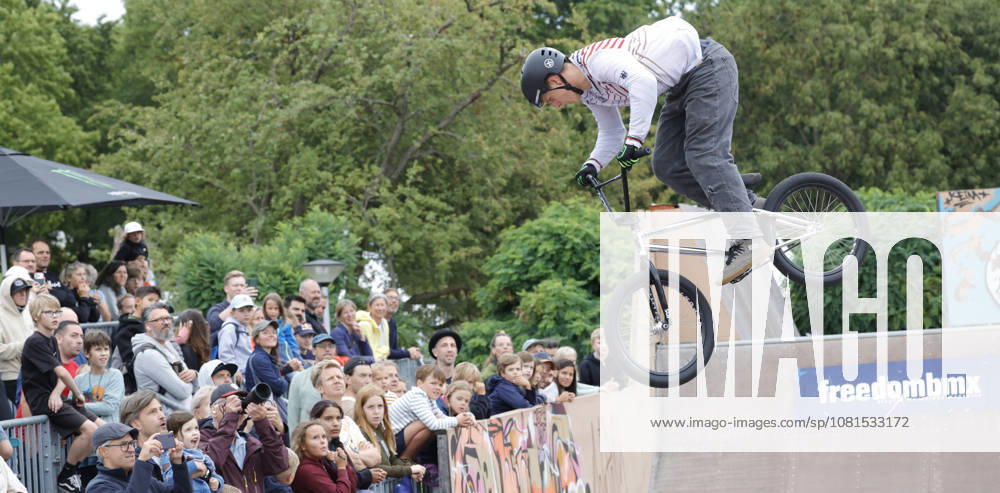 Men s Qualifying Round at the BMX Freestyle Park European Championships in Darmstadt s Bürgerpark, hosted by VC Darmstadt, August 21–23, 2026. Pictured here: Lars Kindermann (GER) during the competition in Darmstadt, Hesse, Germany