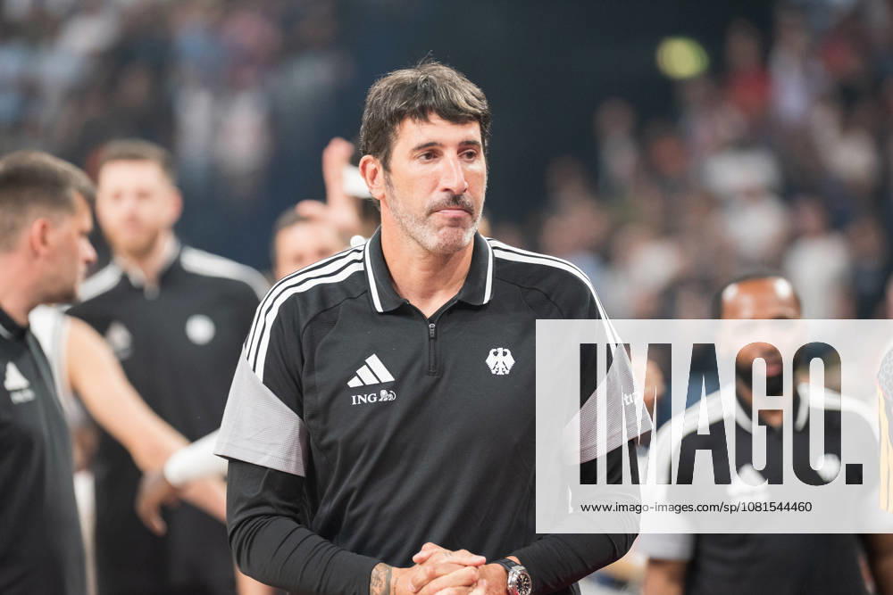 Basketball, 2026 Turkish Airlines Super Cup, Germany vs. Czech Republic, Barclays Arena, Hamburg, August 21, 2026, Semifinal: Alex Mumbru, GERMANY, Head Coach of the National Team