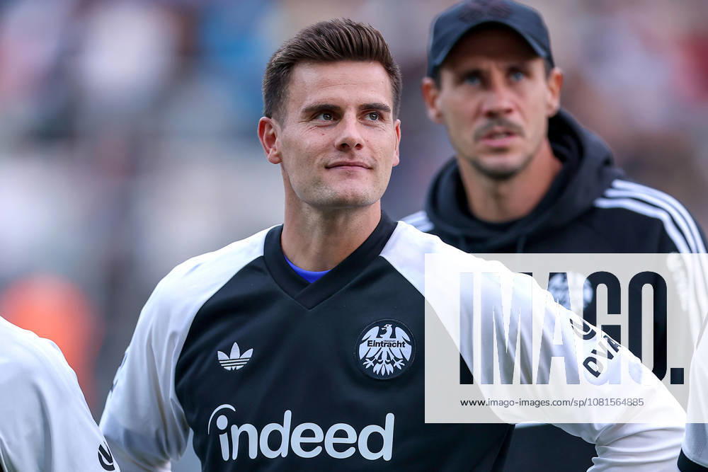 Soccer, SC St. Tönis vs. Eintracht Frankfurt, First Round of the 2026–27 DFB Cup, Grotenburg Stadium in Krefeld, 2026–2027 Season, Goalkeeper Michael Zetterer, Eintracht Frankfurt, 23. DFB regulations prohibit any use of photographs as image sequences and or quasi-video. North Rhine-Westphalia, Germany