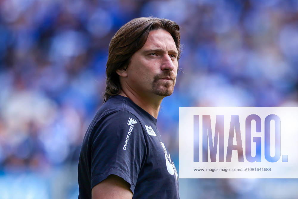 Soccer, DFB Cup, MSV Duisburg vs. SV Elversberg, Schauinsland Reisen Arena, Round 1, 2026–2027 season Vincent Wagner, SV Elversberg coach. DFB regulations prohibit any use of photographs as image sequences and or quasi-video. Photo: WilkowskixPressefotoKochx, North Rhine-Westphalia, Germany