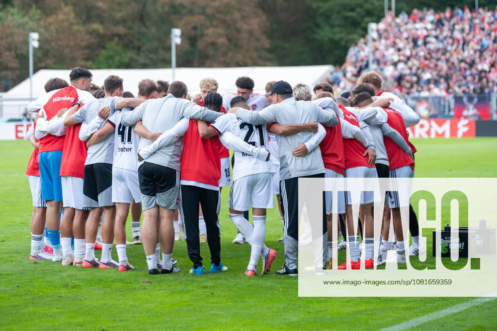 The Cluberer prepare for the penalty shootout between Viktoria Cologne and 1. FC Nuremberg, soccer, DFB Cup, 1st round, 2026–2027 season, August 22, 2026 DFL DFB regulations prohibit any use of photographs as image sequences and or quasi-video Viktoria Cologne vs. 1. FC Nuremberg, Soccer, DFB Cup, Round 1, 2026–2027 season, August 22, 2026, Cologne