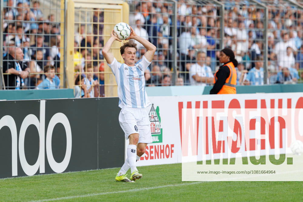 Julian Bell 2, TSV 1860 Munich in the match between TSV 1860 Munich and Holstein Kiel, Soccer, Men s, DFB Cup, 2026–2027, First Round on August 22, 2026, in Munich, Städtisches Stadion an der Grünwalder Straße, Bavaria, Germany