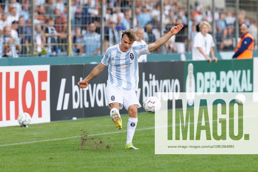 Julian Bell 2, TSV 1860 Munich in the match between TSV 1860 Munich and Holstein Kiel, Soccer, Men s, DFB Cup, 2026–2027, First Round on August 22, 2026, in Munich, Städtisches Stadion an der Grünwalder Straße, Bavaria, Germany