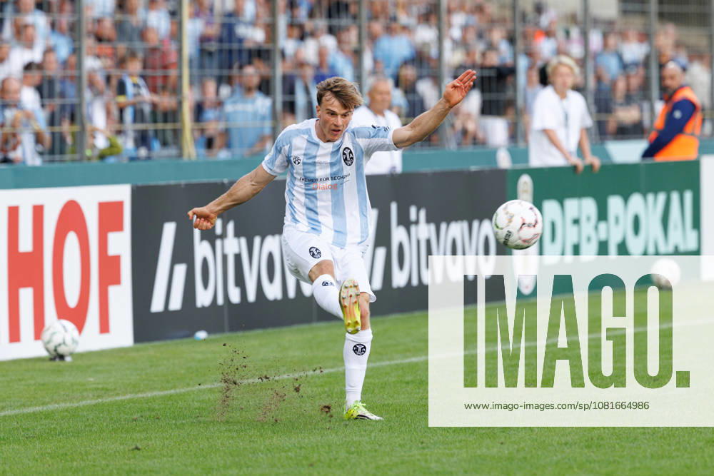 Julian Bell 2, TSV 1860 Munich in the match between TSV 1860 Munich and Holstein Kiel, Soccer, Men s, DFB Cup, 2026–2027, First Round on August 22, 2026, in Munich, Städtisches Stadion an der Grünwalder Straße, Bavaria, Germany