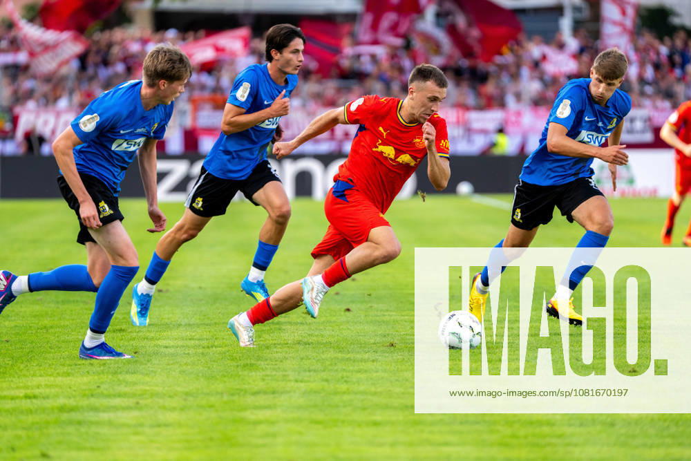 Brajan Gruda, RB Leipzig; Eintracht Trier vs. RB Leipzig, Soccer, DFB Cup, August 22, 2026; Eintracht Trier vs. RB Leipzig, Soccer, DFB Cup, August 22, 2026; Trier