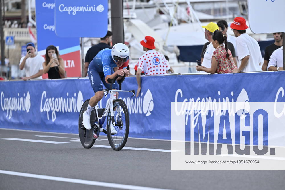 Start of the Vuelta a Espana in Monaco A cyclist at the start of the Vuelta a Espana on August 22, 2026, in Monaco, France. The 2026 Vuelta a Espana begins today, August 22, in Monaco and ends on Sunday, September 13, in Granada. There will be 21 stages, covering 3,275 km and featuring more than 58,000 meters of cumulative elevation gain. For the first time, the final finish will not be in Madrid, but in the vicinity of the Alhambra. AUGUST 22, 2026 CYCLING TOUR ROYALTY CYCLING BIKES BICYCLES TIME TRIAL START FIRST STAGE MONACO TOUR CASINO Monaco France Monaco France Spain