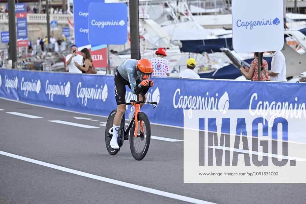 Start of the Vuelta a Espana in Monaco Cyclist Joshua Tarling at the start of the Vuelta a Espana on August 22, 2026, in Monaco, France. The 2026 Vuelta a Espana begins today, August 22, in Monaco and ends on Sunday, September 13, in Granada. There will be 21 stages, covering 3,275 km and more than 58,000 meters of cumulative elevation gain. For the first time, the final finish will not be in Madrid, but in the vicinity of the Alhambra. AUGUST 22, 2026 CYCLING TOUR ROYALTY CYCLING BIKES BICYCLES TIME TRIAL START FIRST STAGE MONACO TOUR CASINO Monaco France Monaco France Spain