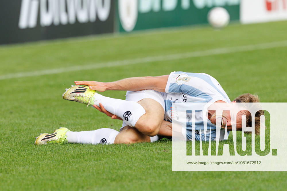 Julian Bell 2, TSV 1860 Munich during the match between TSV 1860 Munich and Holstein Kiel, soccer, men s, DFB Cup, 2026–2027, First Round on August 22, 2026, in Munich, Städtisches Stadion an der Grünwalder Straße, Bavaria, Germany