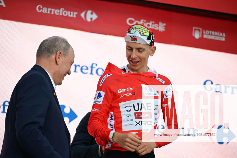 Vuelta A Espana; Tappa 01 Monaco - Monaco; 2026, Uae Emirates - Xrg; Pogacar, Tadej; Principe, Alberto Di Monaco; Monaco - Montecarlo;