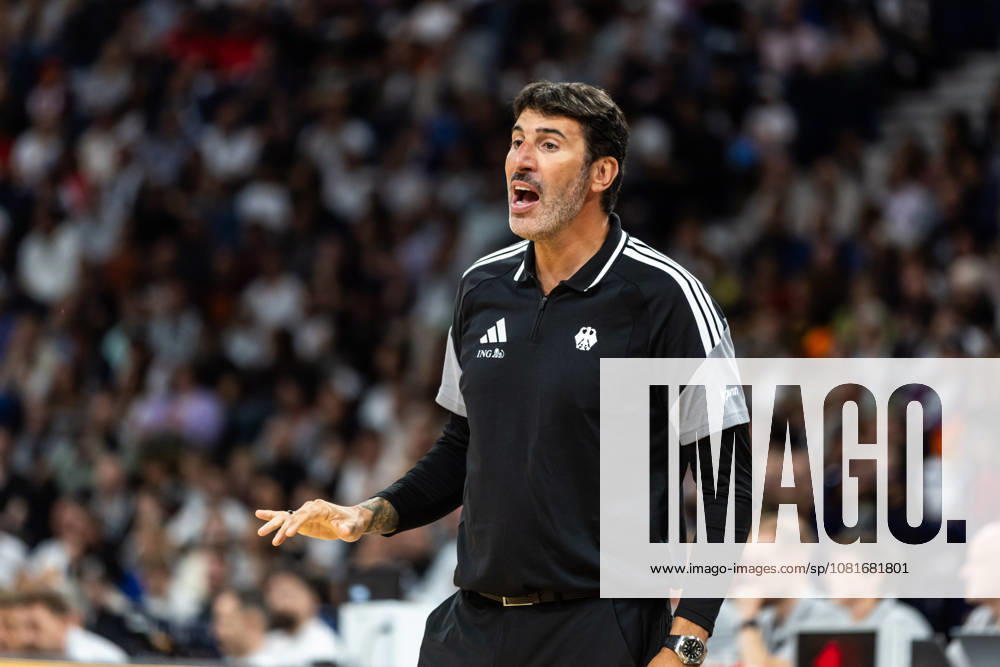 GER, 2026 Turkish Airlines Super Cup, Hamburg, Final, Germany vs. Croatia, Alex Mumbru, Germany National Team Coach, Hamburg, Barclays Arena, Hamburg, Germany