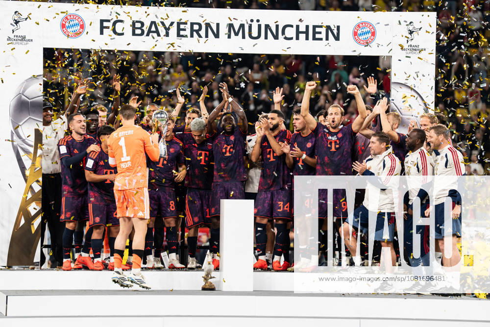GER Germany, Soccer, 2026–2027 Season, Franz Beckenbauer Super Cup: Borussia Dortmund vs. FC Bayern Munich, Franz Beckenbauer Super Cup Winner 2026, FC Bayern Munich, Dortmund, Signal Iduna Park, North Rhine-Westphalia (NRW), Germany