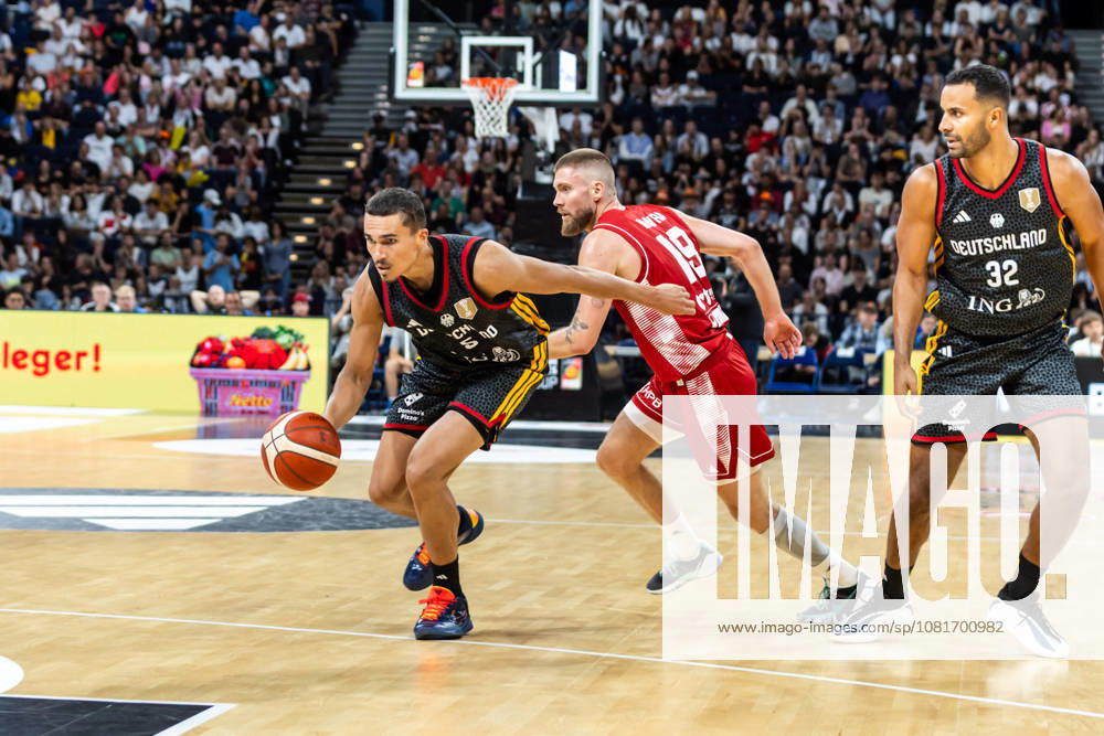 GER, Turkish Airlines Super Cup 2026, Hamburg, Final, Germany vs. Croatia: Tristan Da Silva (Germany), 5; Dominik Mavra (Croatia), 19; Hamburg Barclays Arena, Hamburg, Germany