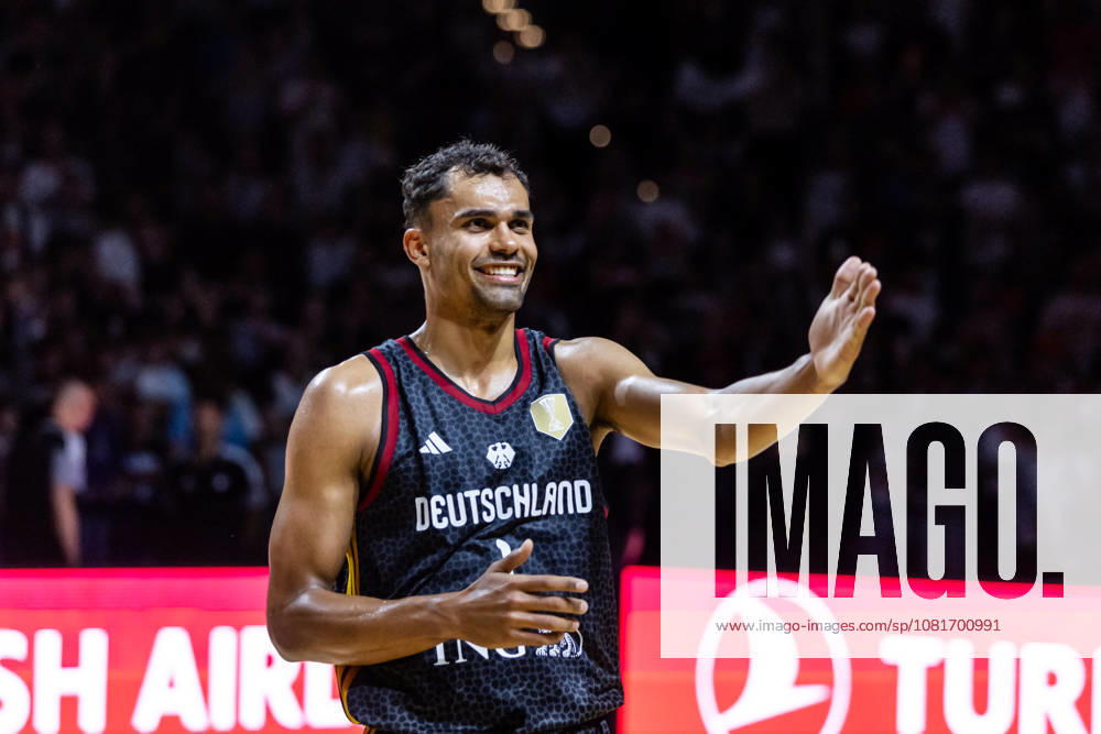GER, 2026 Turkish Airlines Super Cup, Hamburg, Final, Germany vs. Croatia; Oscar Da Silva (Germany, No. 1) celebrates the victory; Hamburg Barclays Arena, Hamburg, Germany
