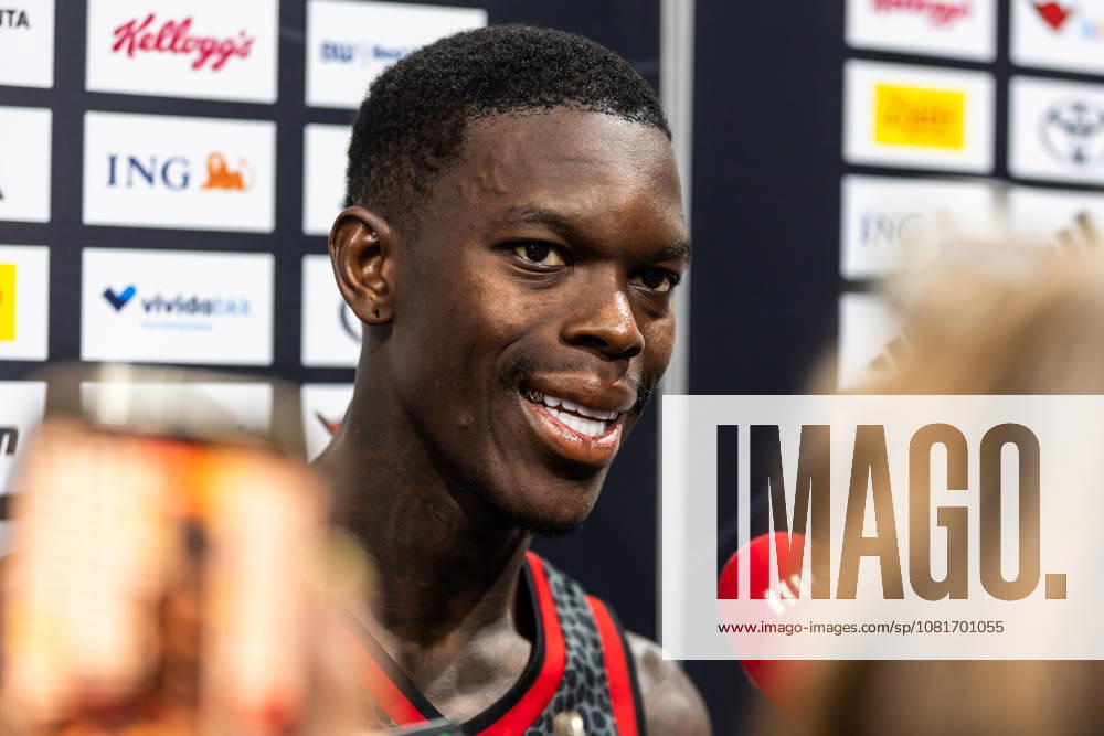 GER, Turkish Airlines Super Cup 2026, Hamburg, Final, Germany vs. Croatia, Dennis Schröder 17, Germany during an interview, Hamburg Barclays Arena, Hamburg, Germany