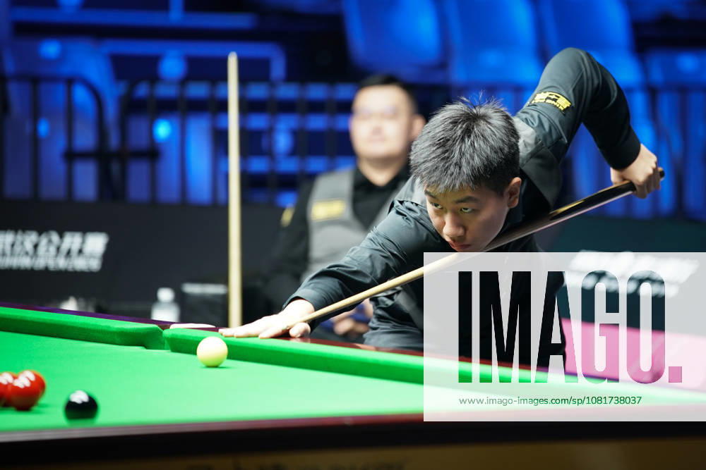 Gao Yang of China plays a shot in the first round match against Guan Zhen of China on day 1 of Wuhan Open 2026 at the Optics Valley Gymnasium of Huazhong University of Science and Technology on August 23, 2026 in Wuhan, Hubei Province of China.