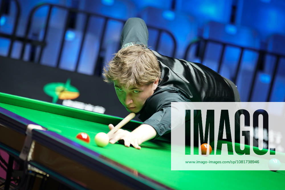 Ben Mertens of Belgium plays a shot in the first round match against Wang Xinzhong of China on day 1 of Wuhan Open 2026 at the Optics Valley Gymnasium of Huazhong University of Science and Technology on August 23, 2026 in Wuhan, Hubei Province of China.