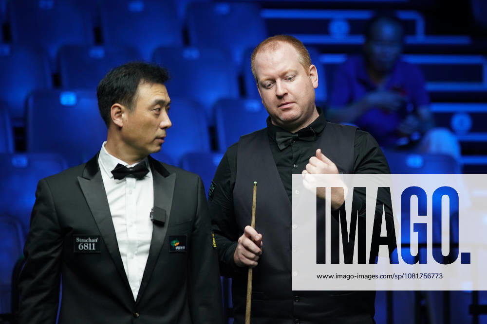 Jordan Brown of Northern Ireland reacts in the first round match against Chris Wakelin of England on day 1 of Wuhan Open 2026 at the Optics Valley Gymnasium of Huazhong University of Science and Technology on August 23, 2026 in Wuhan, Hubei Province of China.