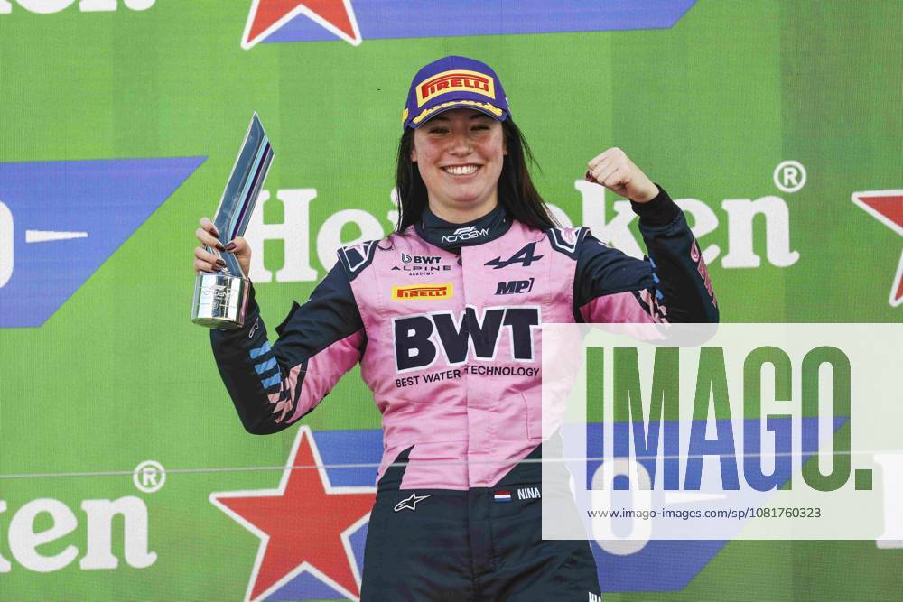F1 - DUTCH GRAND PRIX 2026 GADEMAN Nina (nld), MP Motorsport supported by Alpine,Tatuus F4-T421, portrait podium during the Formula 1 Dutch Grand Prix 2026, 12th round of the 2026 Formula One World Championship, WM, Weltmeisterschaft from July 21 to 23, 2026 on the Circuit Zandvoort, in Zandvoort, Netherlands - ZandvoortNetherlands