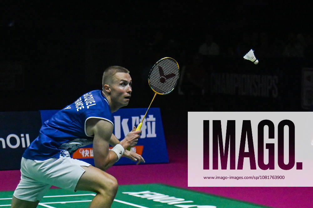 France s Thom Gicquel and Delphine Delrue (not pictured) in action against China s Feng Yan Zhe and Huang Dong Ping during Mixed Doubles Finals of the BWF World Championships 2026 in New Delhi, India on August 23, 2026. New Delhi India - ZUMAj168 20260823_zip_j168_007