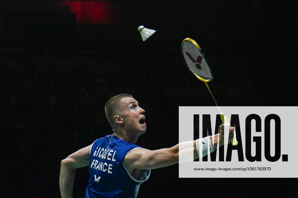 France s Thom Gicquel and Delphine Delrue (not pictured) in action against China s Feng Yan Zhe and Huang Dong Ping during Mixed Doubles Finals of the BWF World Championships 2026 in New Delhi, India on August 23, 2026. India BWF Championships 2026 - ZUMAj168 20260823_zip_j168_003