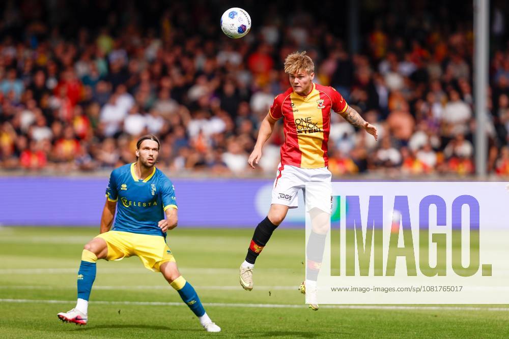 , Stadium De Adelaarshorst , season 2026 2027 , Dutch Eredivisie football . match between Go Ahead Eagles and ADO Den Haag, Picture shows Go Ahead Eagles player Erik Flataker Go Ahead Eagles - ADO x205968692x