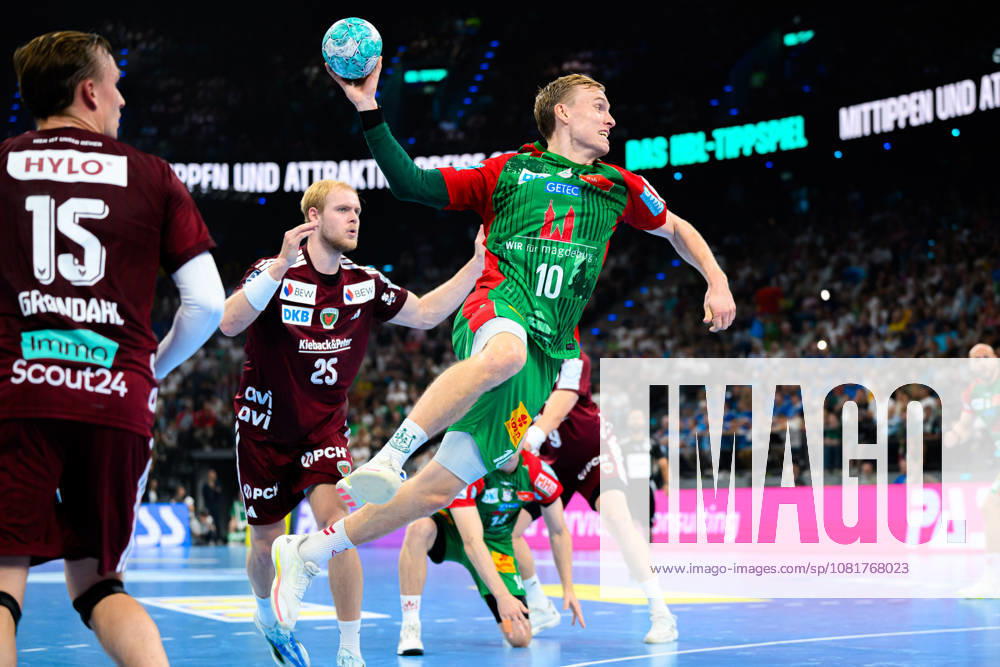 Munich HBL Super Cup 2026 SC Magdeburg Fuechse Berlin Gisli Thorgeir Kristjansson SC Magdeburg Munich SAP Garden Bavaria Germany