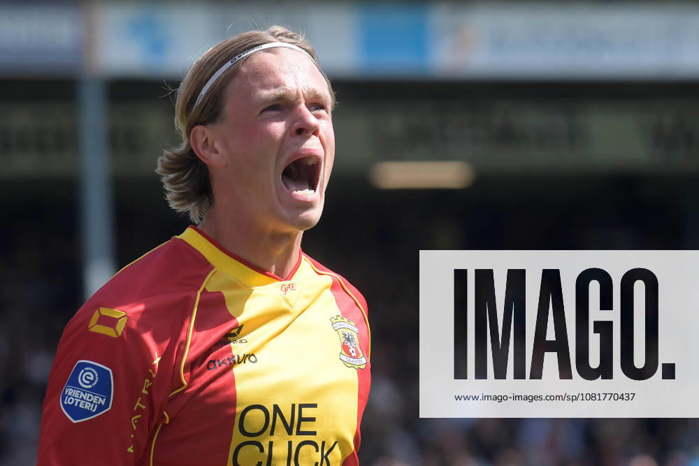 2026-08-23 Go Ahead Eagles v ADO Den Haag - VriendenLoterij Eredivisie DEVENTER, NETHERLANDS - AUGUST 23: Soren Tengstedt of Go Ahead Eagles celebrates 1-0 during the VriendenLoterij Eredivisie match between Go Ahead Eagles and ADO Den Haag at De Adelaarshorst on August 23, 2026 in Deventer, Netherlands. Deventer De Adelaarshorst Netherlands Content not available for redistribution in The Netherlands directly or indirectly through any third parties.