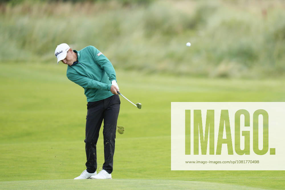 BALMEDIE, SCOTLAND - AUG 23: Jason Scrivener (AUS) plays from the second fairway during Round 4 at the 2026 Nexo Championship at the Trump International Golf Links, Balmedie on August 23, 2026 in Aberdeenshire, Scotland The 2026 Nexo Championship