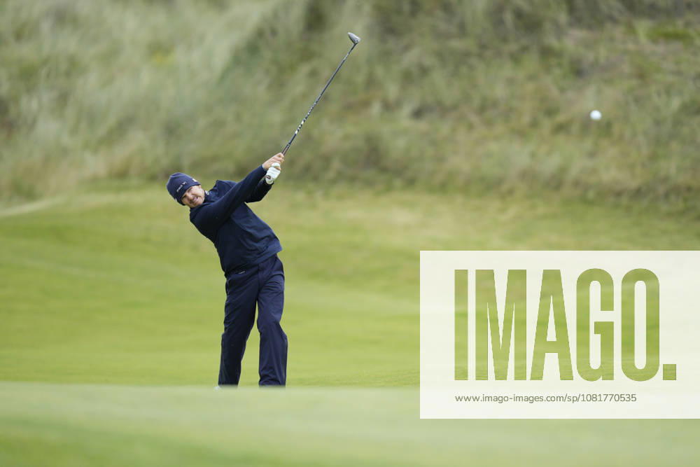 BALMEDIE, SCOTLAND - AUG 23: Yannik Paul (GER) plays from the first fairway during Round 4 at the 2026 Nexo Championship at the Trump International Golf Links, Balmedie on August 23, 2026 in Aberdeenshire, Scotland The 2026 Nexo Championship