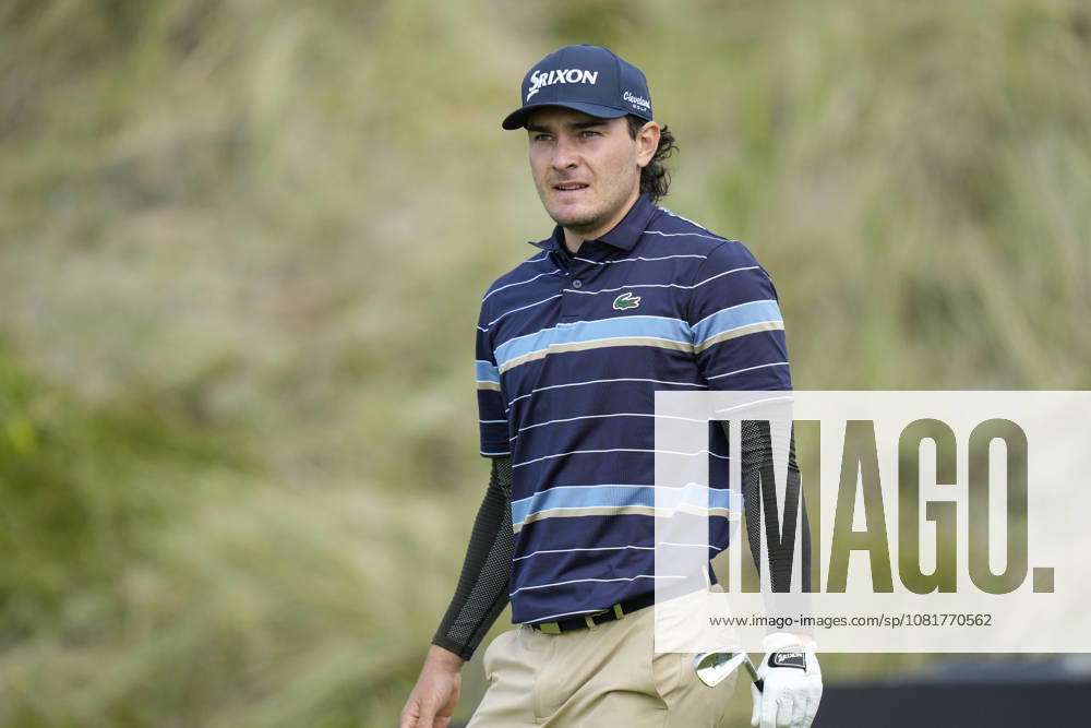 BALMEDIE, SCOTLAND - AUG 23: Maximilian Steinlechner (AUT) walks from the third tee during Round 4 at the 2026 Nexo Championship at the Trump International Golf Links, Balmedie on August 23, 2026 in Aberdeenshire, Scotland The 2026 Nexo Championship
