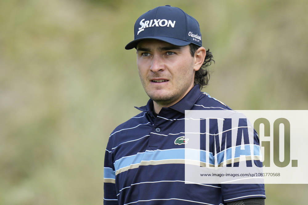 BALMEDIE, SCOTLAND - AUG 23: Maximilian Steinlechner (AUT) walks from the third tee during Round 4 at the 2026 Nexo Championship at the Trump International Golf Links, Balmedie on August 23, 2026 in Aberdeenshire, Scotland The 2026 Nexo Championship