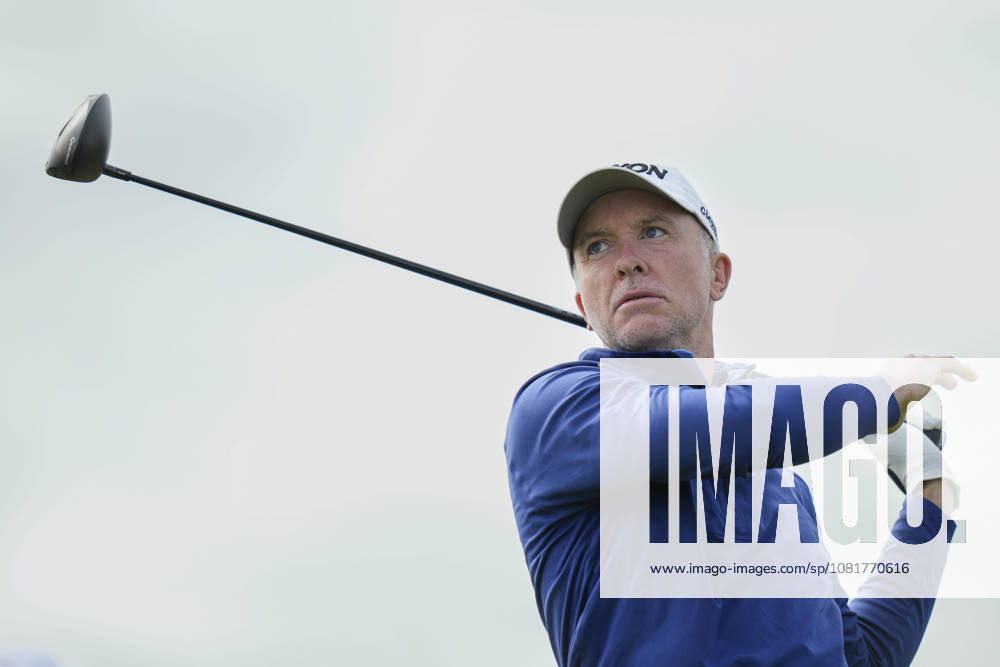 BALMEDIE, SCOTLAND - AUG 23: Martin Laird (SCO) plays from the eighth tee during Round 4 at the 2026 Nexo Championship at the Trump International Golf Links, Balmedie on August 23, 2026 in Aberdeenshire, Scotland The 2026 Nexo Championship