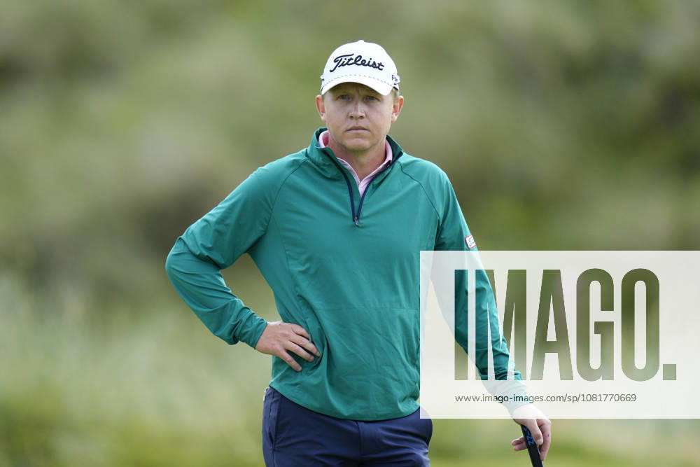 BALMEDIE, SCOTLAND - AUG 23: Albin Bergstrom (SWE) waits on the eighth green during Round 4 at the 2026 Nexo Championship at the Trump International Golf Links, Balmedie on August 23, 2026 in Aberdeenshire, Scotland The 2026 Nexo Championship