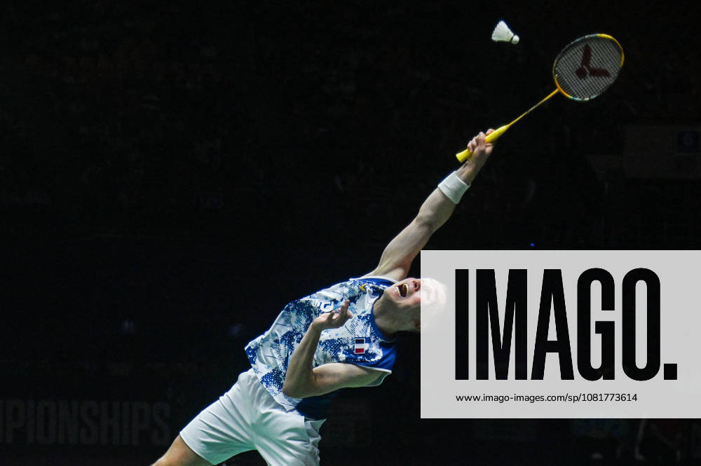 India BWF Championships 2026 Thom Gicquel of France and Delphine Delrue (not pictured) compete against Feng Yan Zhe and Huang Dong Ping of China during the Mixed Doubles Finals of the BWF World Championships 2026 in New Delhi, India, on August 23, 2026. New Delhi Delhi India