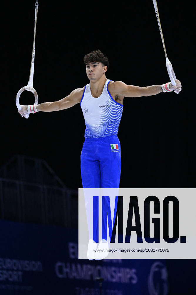 Artistic Gymnastics Photo by IPA ABACAPRESS.COM87725140 - RUGGERI Riccardo (ITA) on the pommel horse during the European Men s Artistic Gymnastics Championships in Zagreb, Croatia, on August 23, 2026 Zagreb Croatia