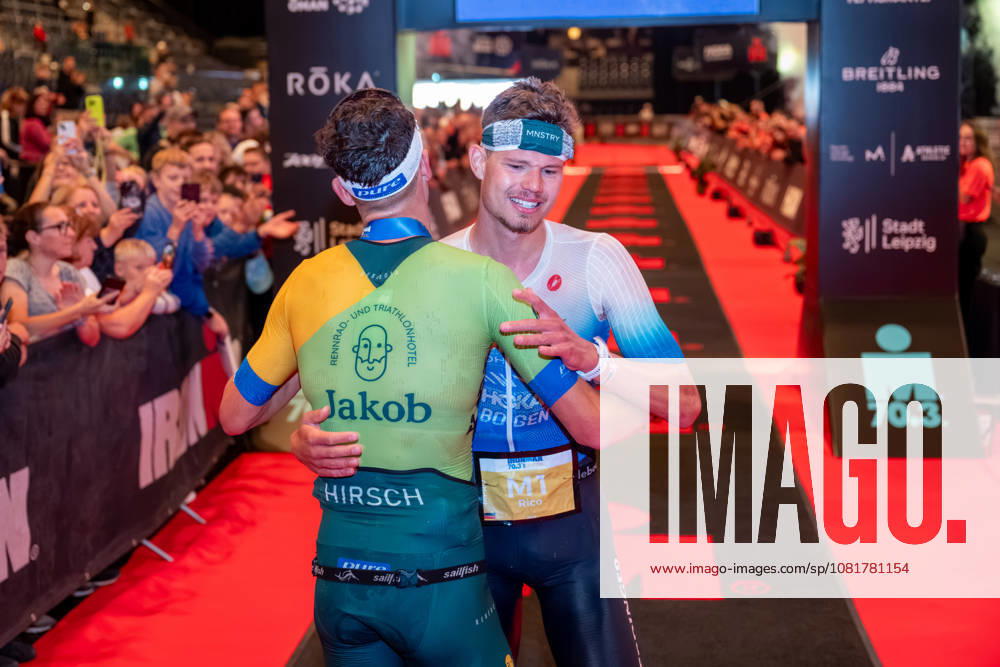 Leipzig Triathlon Debut in Leipzig: Willy Hirsch and Caroline Pohle Win the Ironman 70.3, Leipzig Siblings Take Second Place Part 2 August 23, 2026, starting at 8 a.m. Leipzig City Area and Surrounding Region Photographer: EHL Media, Erik Holm Langhof Pictured: Wilhelm Willy Hirsch, first place (left), and Rico Bogen, second place. On Sunday morning, the first-ever Ironman 70.3 in Leipzig kicked off at Lake Cospuden. Katja Büchel, head of the sports department, gave the starting signal for the male professionals at 8 a.m., followed five minutes later by the professional women and, a few minutes after that, by hundreds of amateur athletes. A total of around 2,500 triathletes took part in the event. Ahead of them lay a 1.9-kilometer swim, a 90-kilometer bike ride through the Leipzig Neuseenland, and a concluding half-marathon—a total of about 113 kilometers. In the end, Wilhelm Willy Hirsch prevailed in the men’s race and won the Leipzig debut. Leipzig-based triathlete Rico Bogen took second place, while France’s Pierre Dupuy came in third. Caroline Pohle won the women’s race. Bogen’s sister, Bianca Bogen, also took second place. Brooke Gillies from Great Britain claimed the third spot on the women’s podium. Leipzig, Saxony, Germany