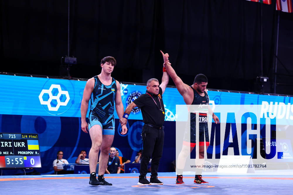 U20 World Championships, 125 kg Freestyle: Abolfazl Mohammad Mohammad Nezhad (IRI) def. Ruslan Prokopov (UKR)